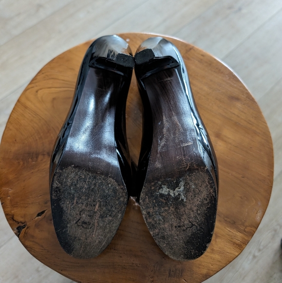 Patent Peep toe Platforms - Picture 3 of 6